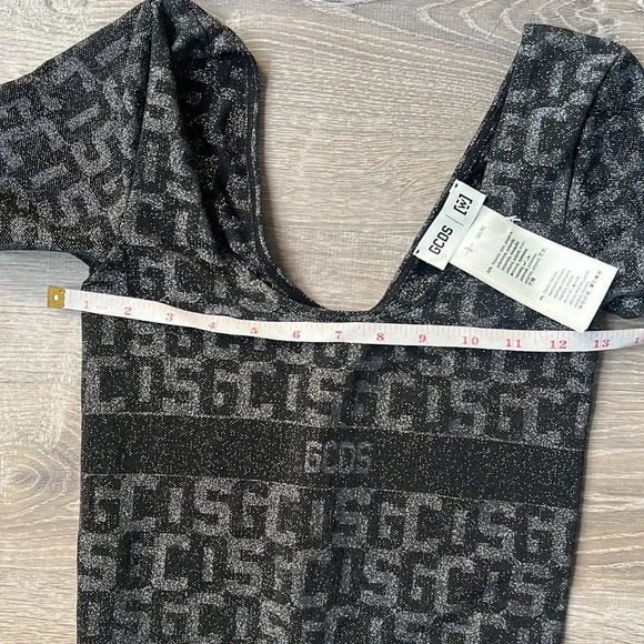 Wolford x GCDS Monogram Bodysuit in Black - Picture 10 of 11